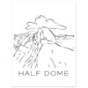 Half Dome - Black & White