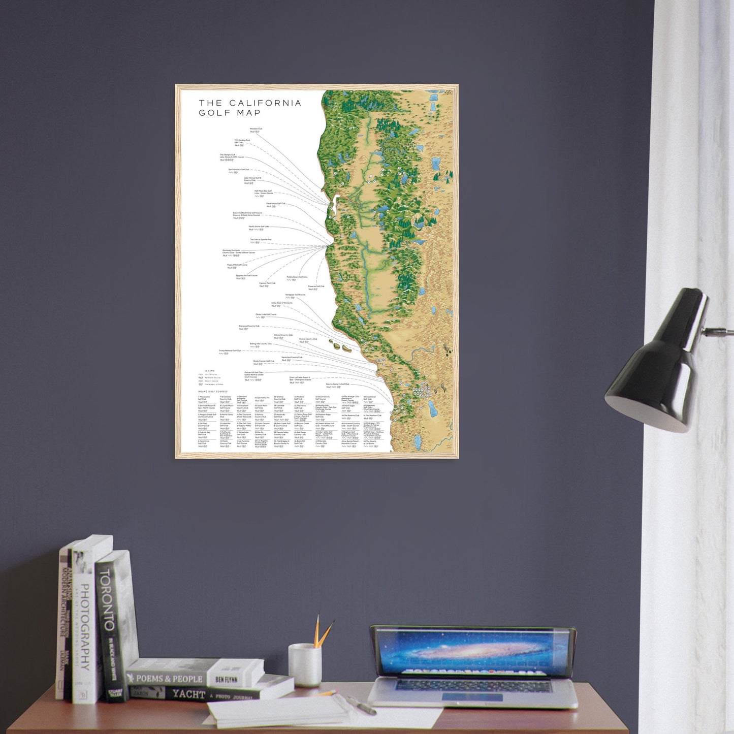 The California Golf Map