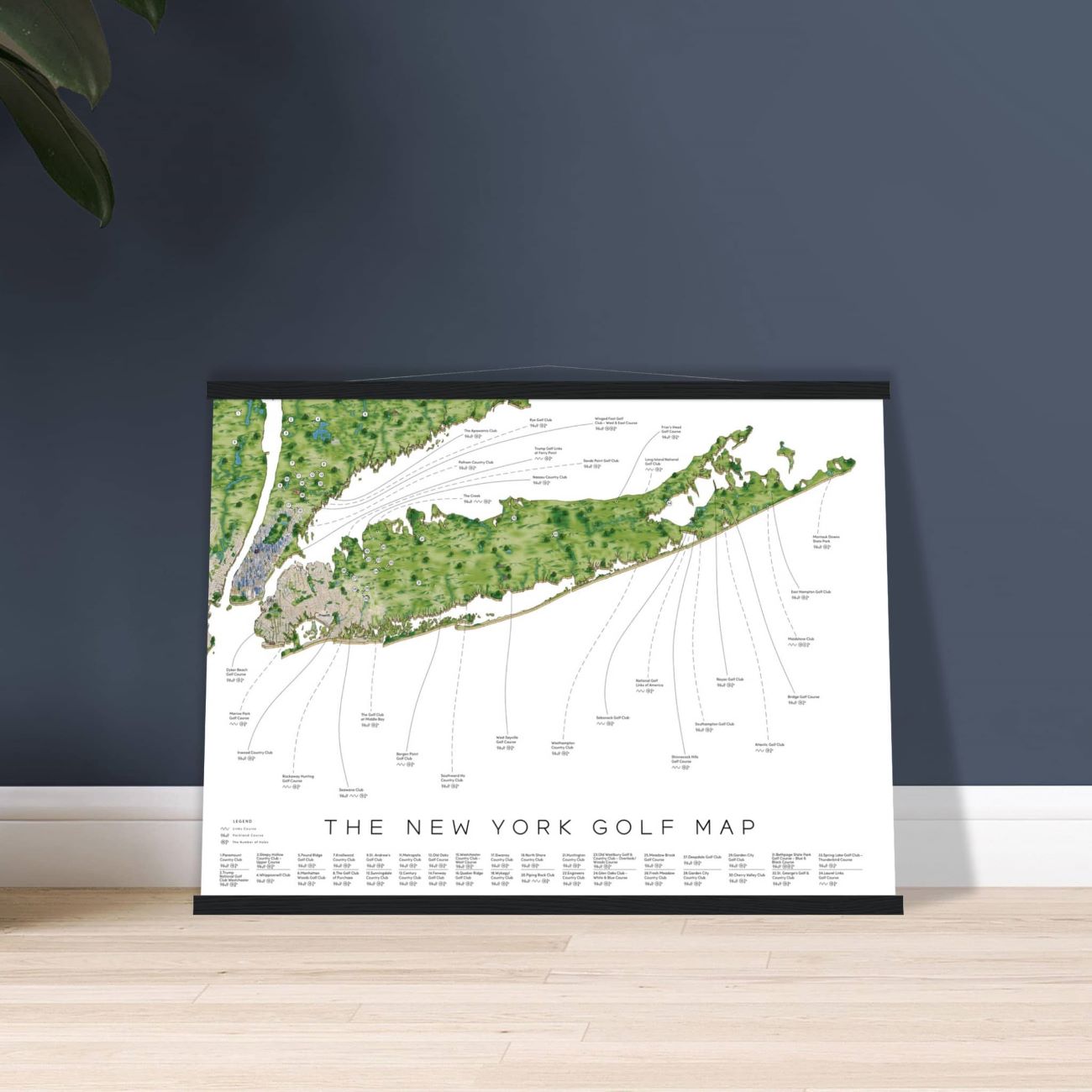 The New York Golf Map