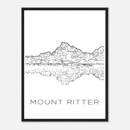 Mount Ritter - Black & White