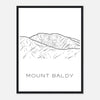 Mount Baldy - Black & White