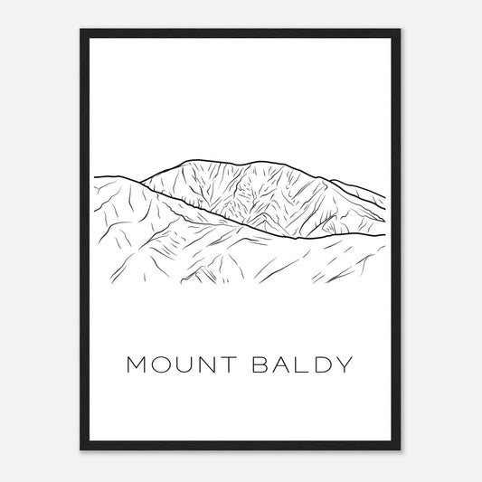 Mount Baldy - Black & White