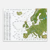 The European Golf Map