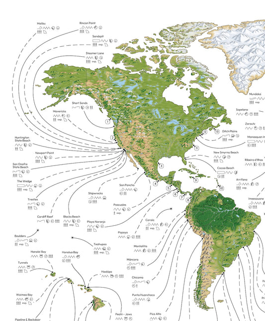The World Surf Map