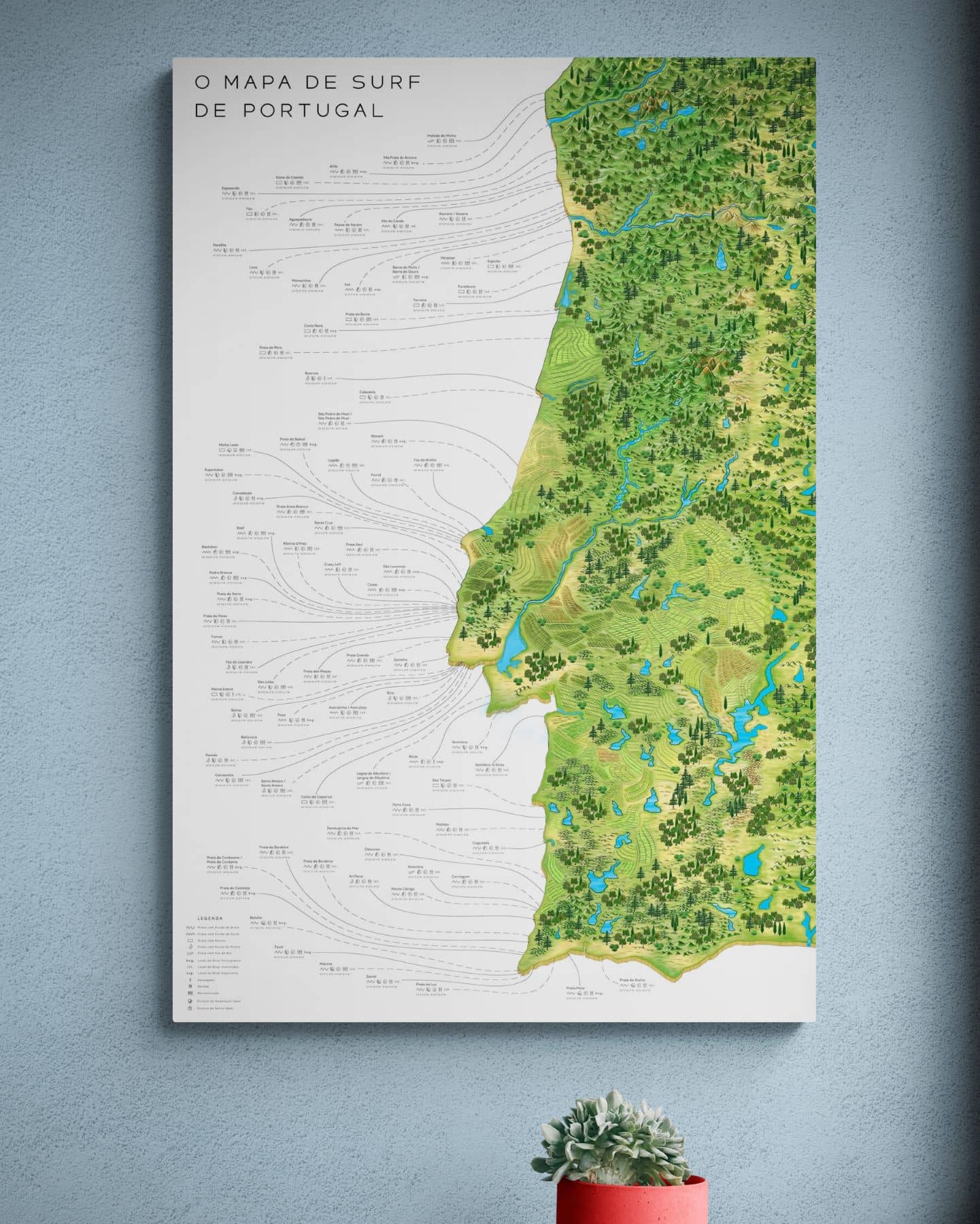 The Portuguese Surf Map