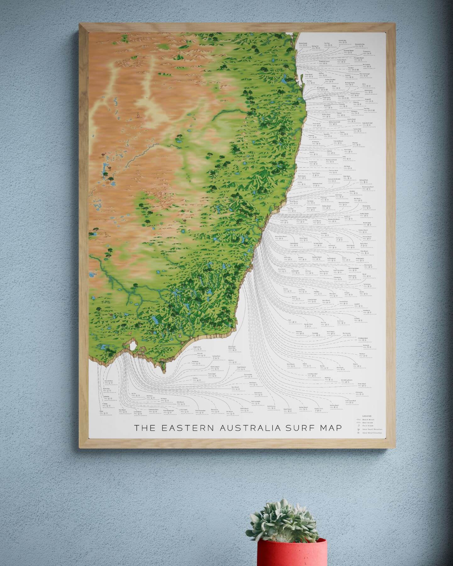 The Eastern Australia Surf Map
