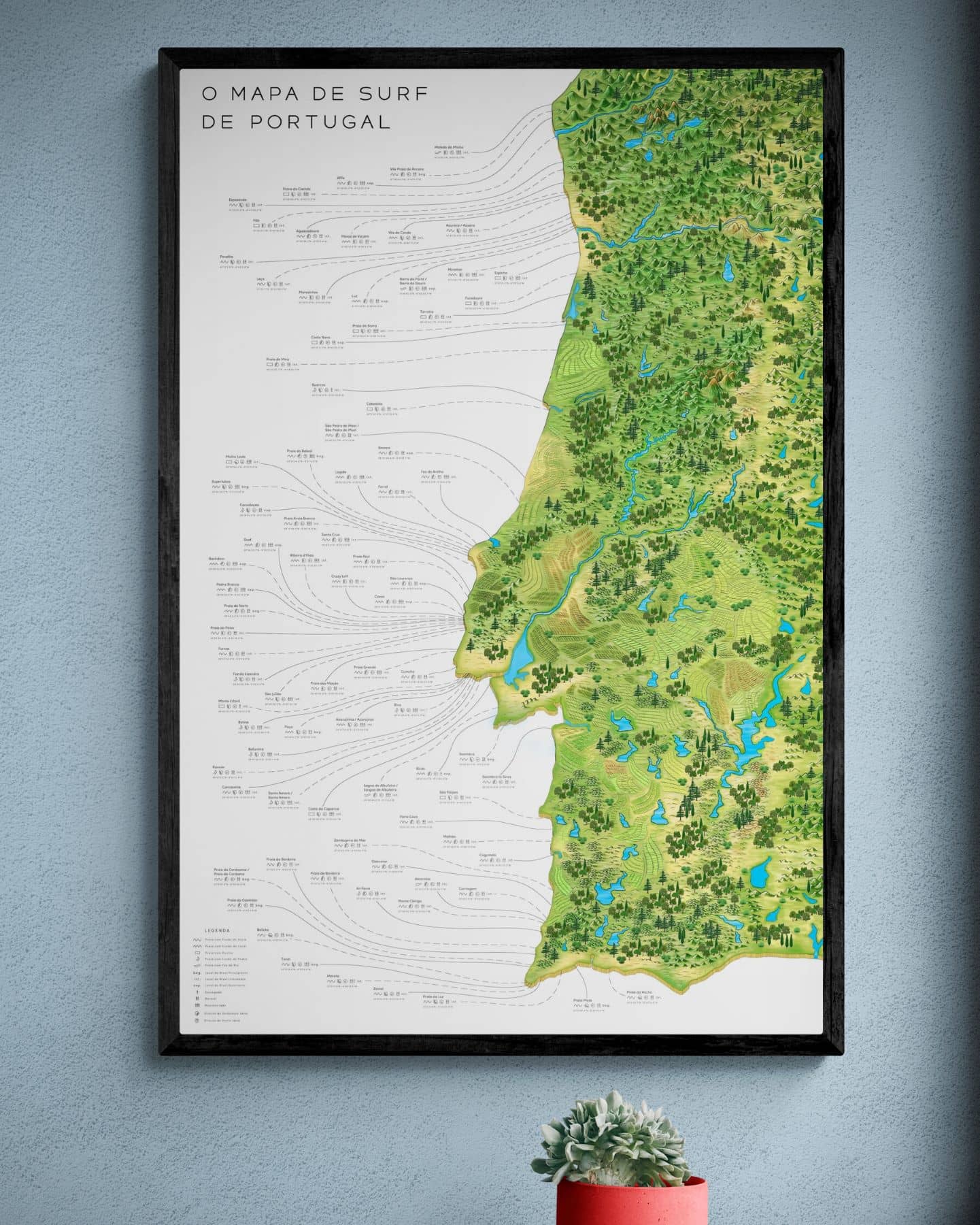 The Portuguese Surf Map