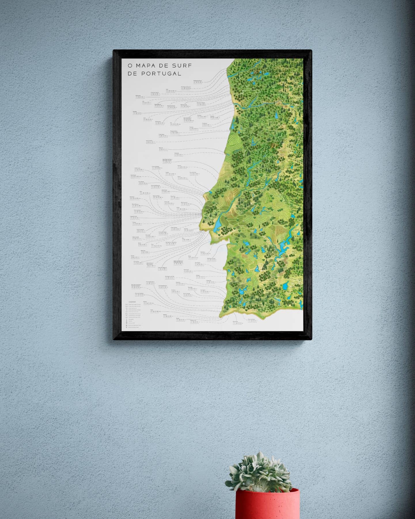 The Portuguese Surf Map