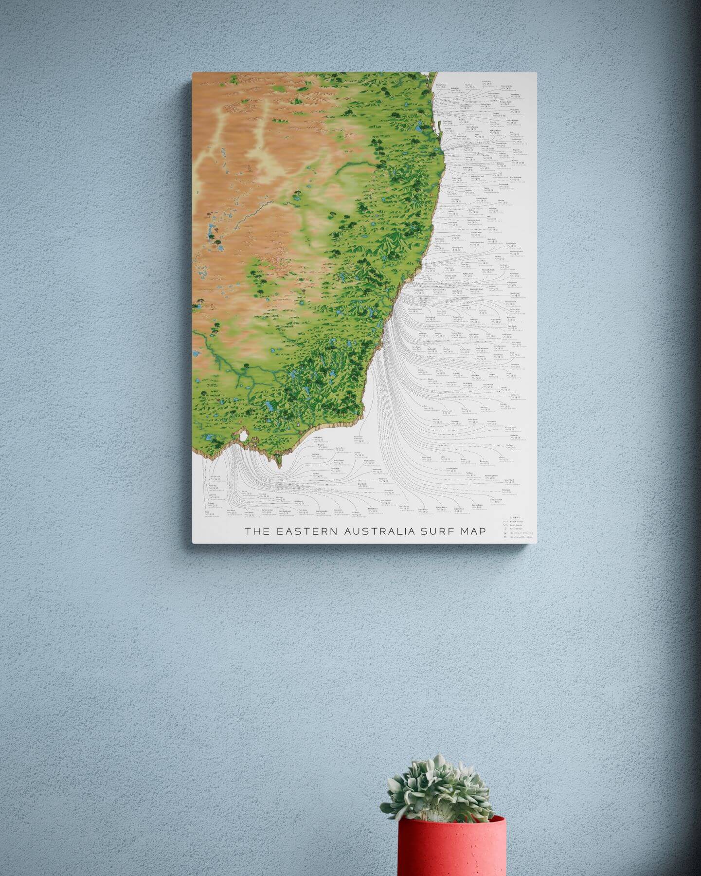 The Eastern Australia Surf Map