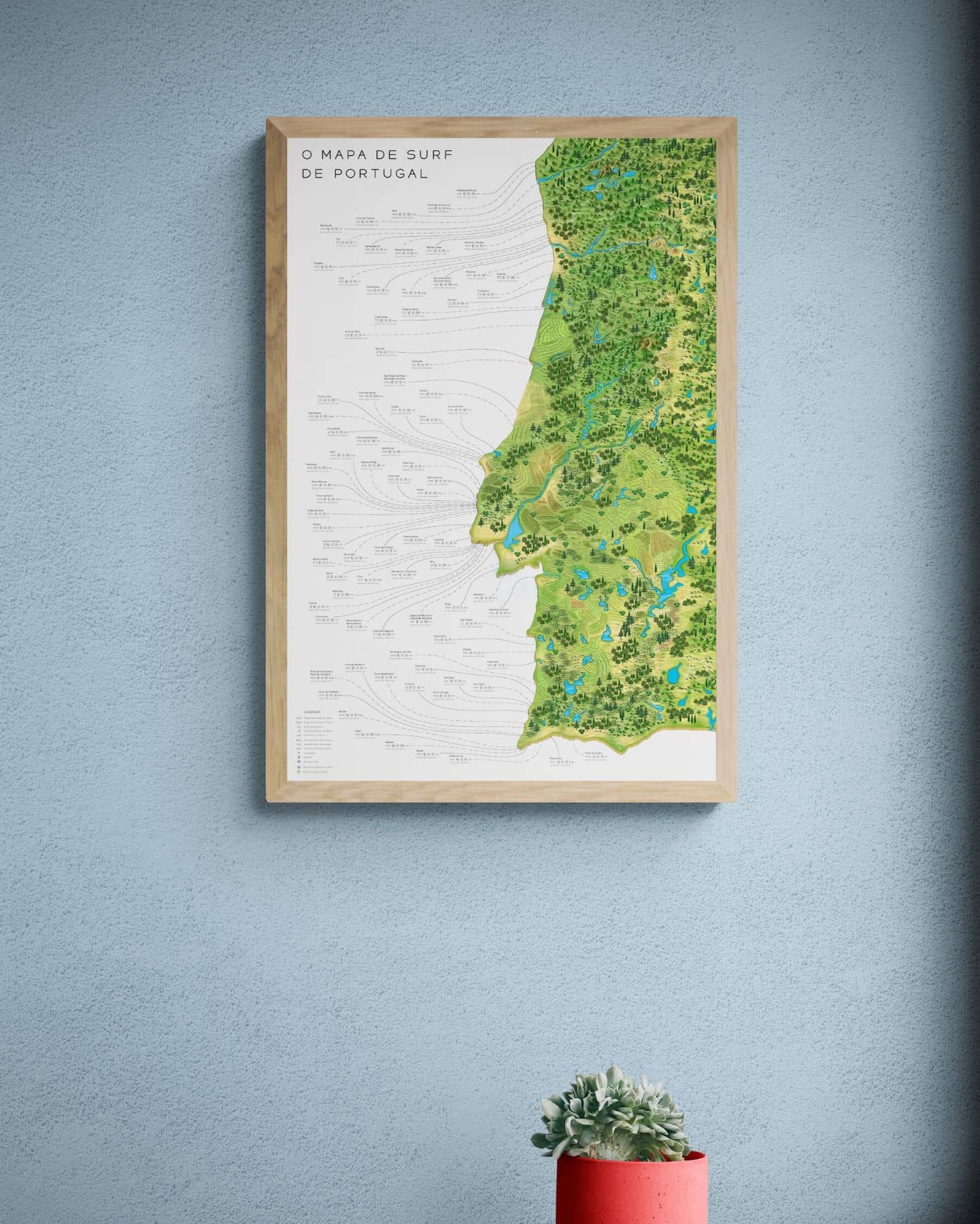 The Portuguese Surf Map