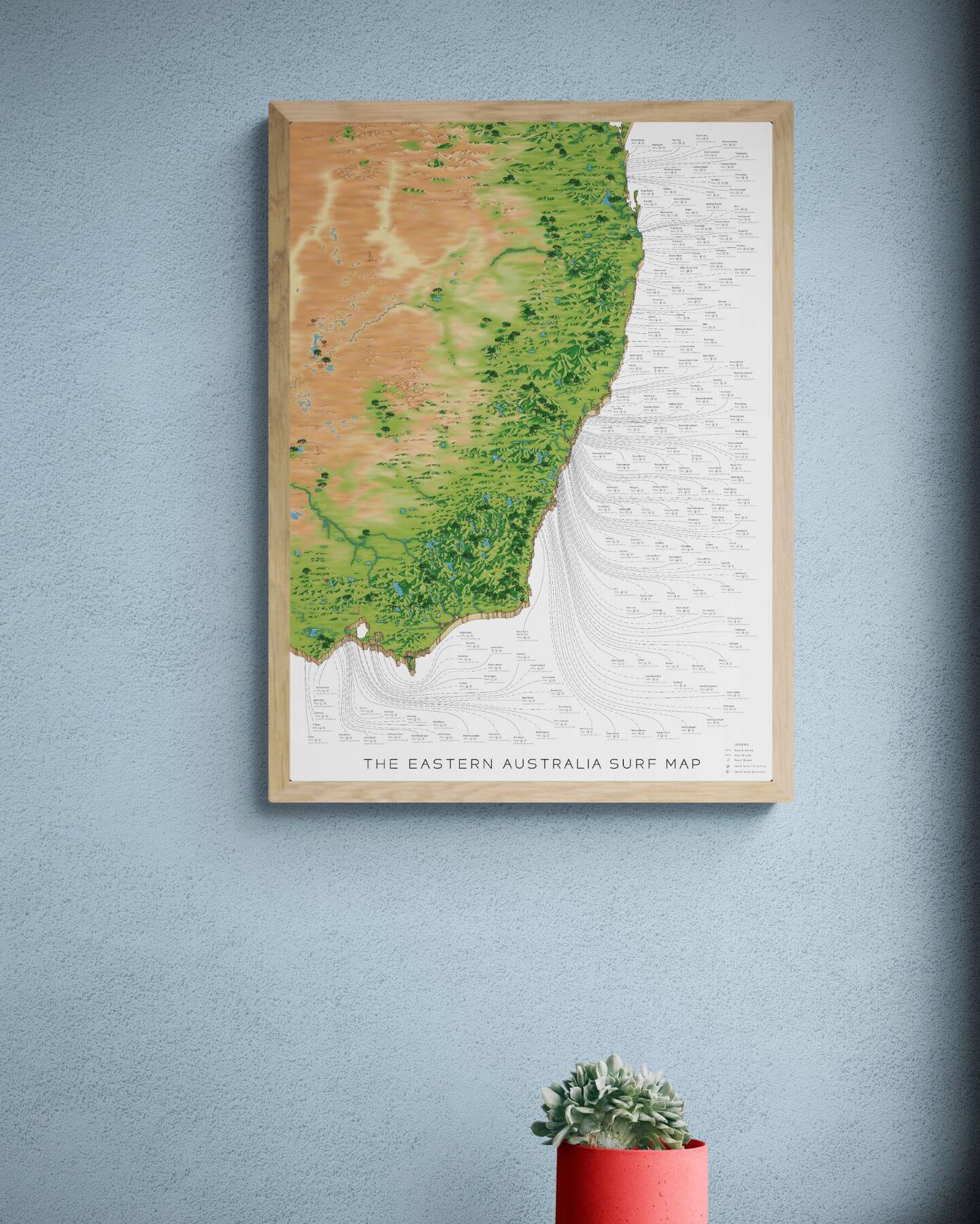 The Eastern Australia Surf Map