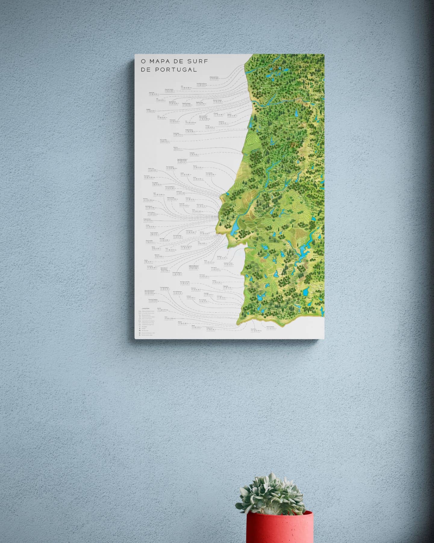 The Portuguese Surf Map