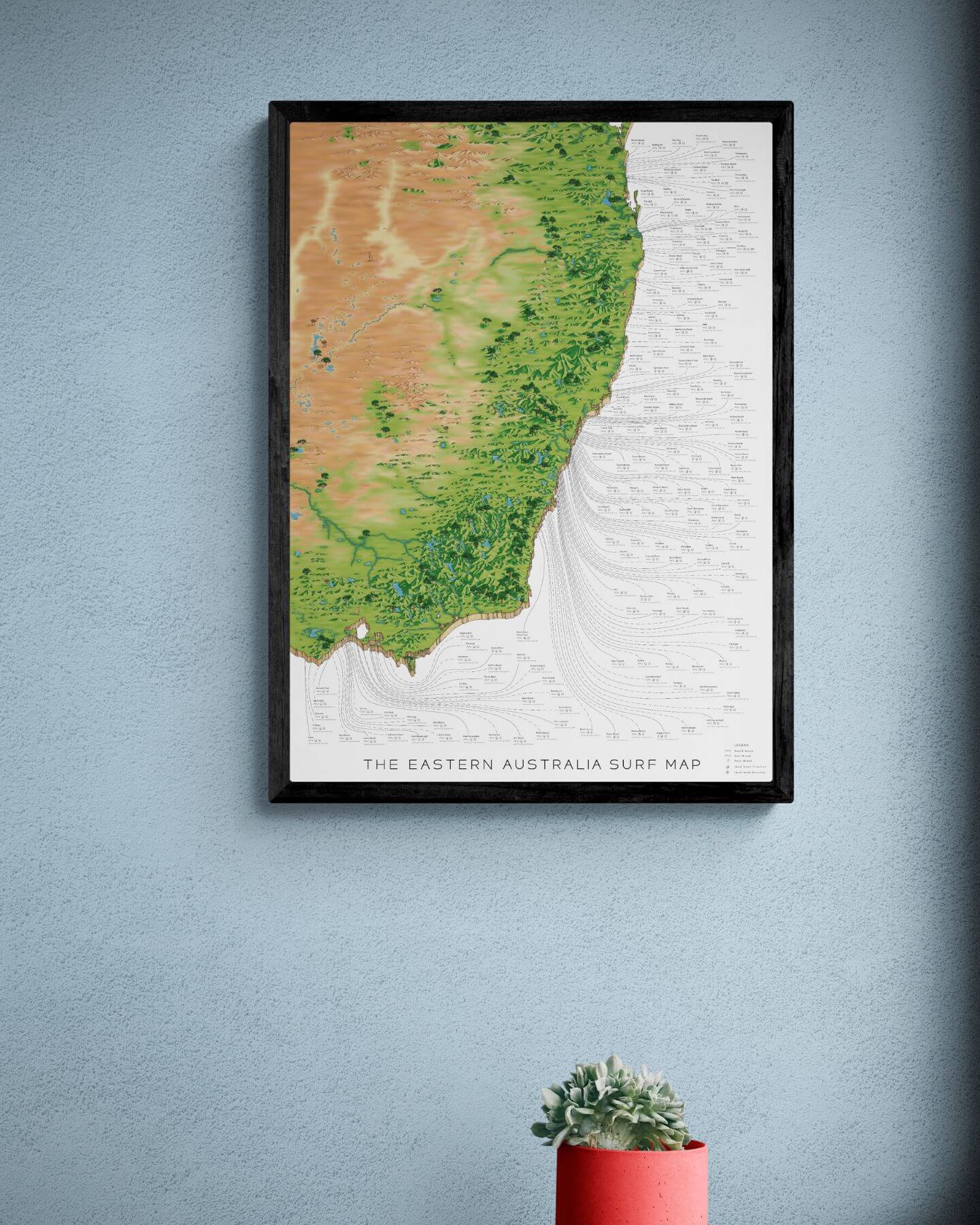 The Eastern Australia Surf Map