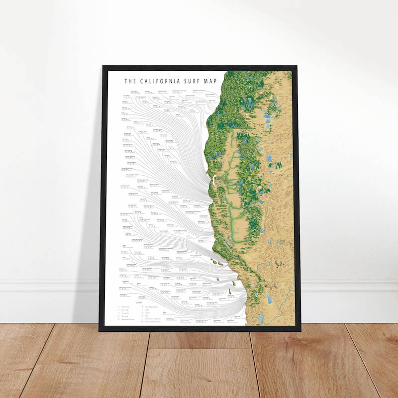 The California Surf Map