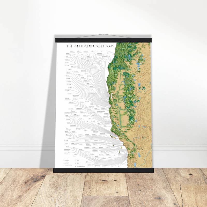 The California Surf Map