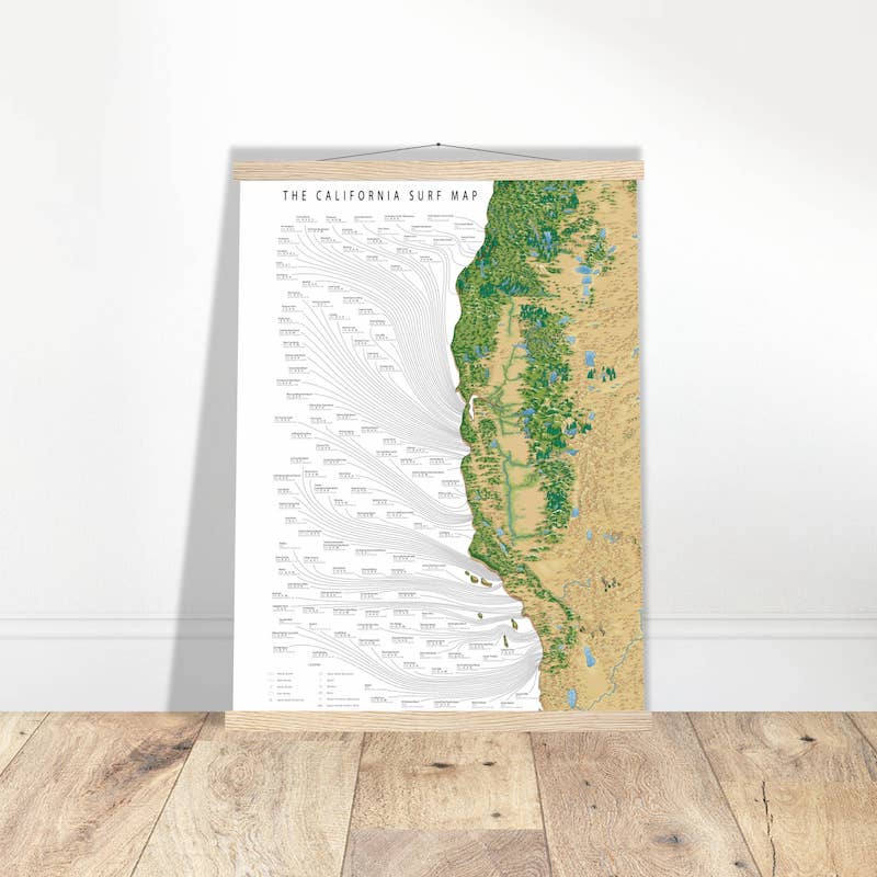 The California Surf Map