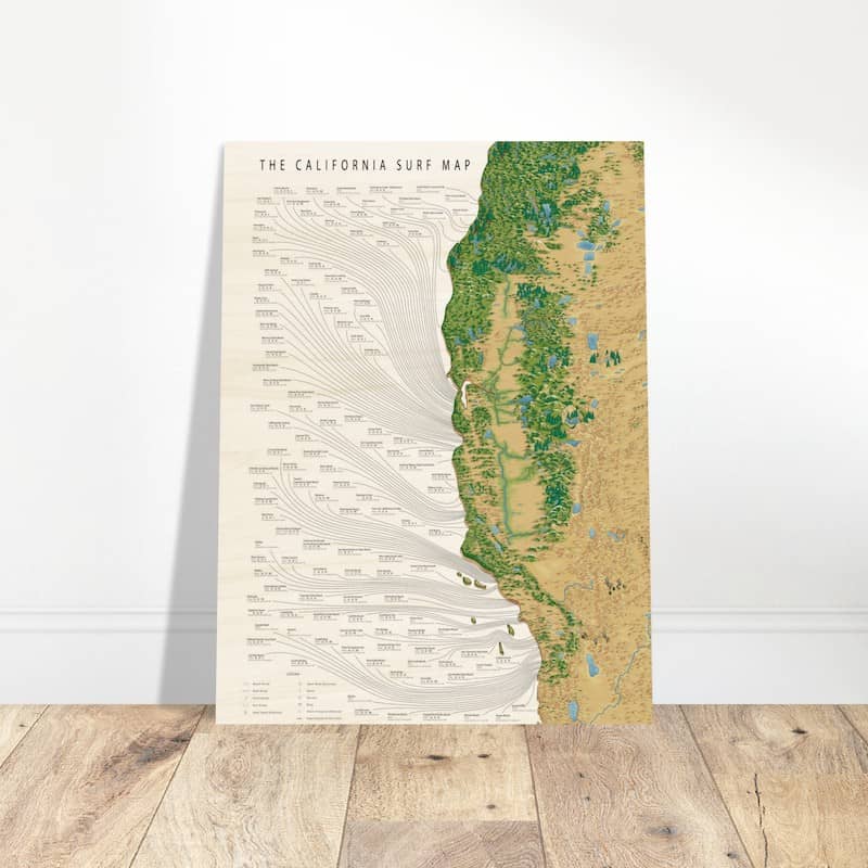 The California Surf Map