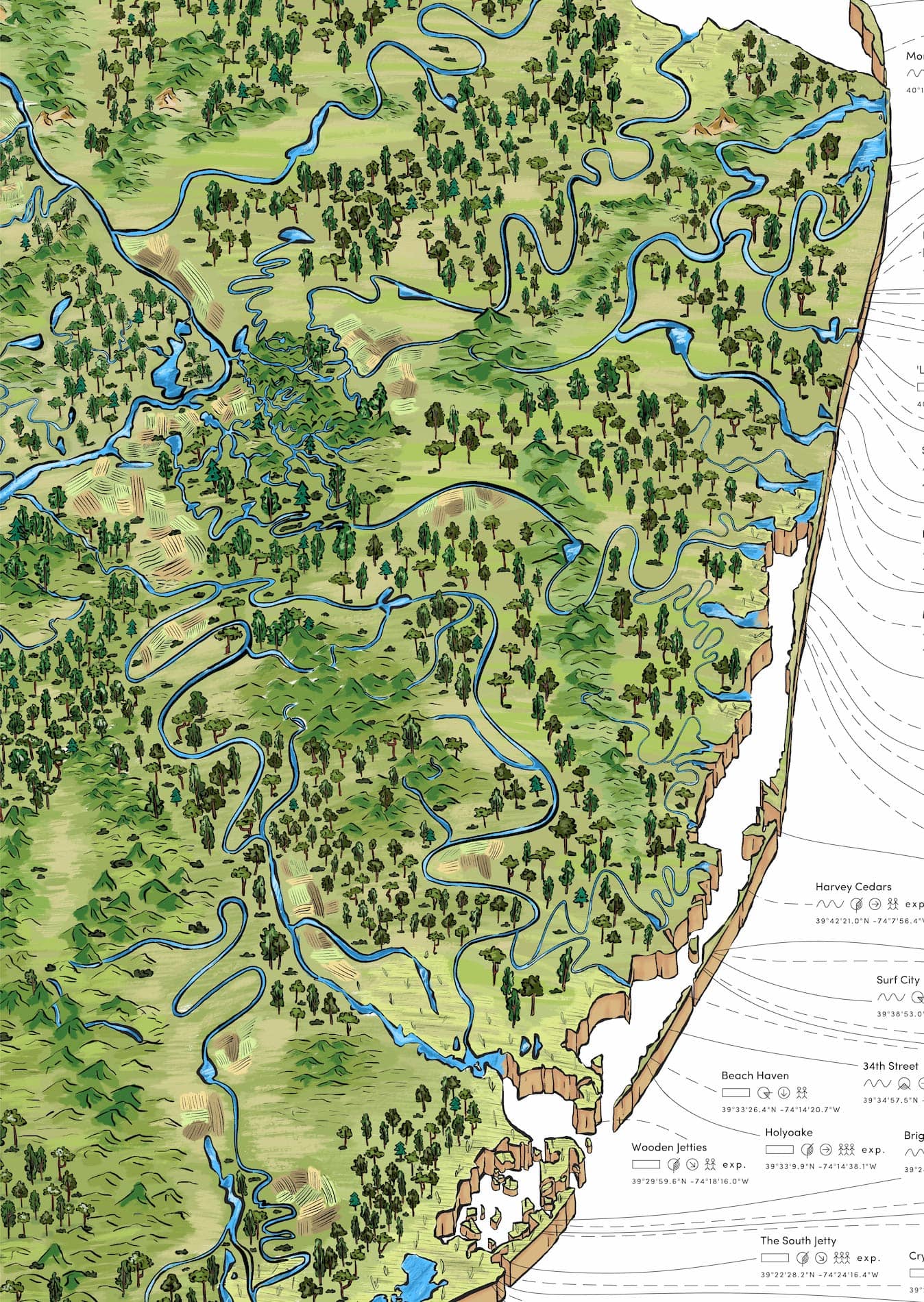 The New Jersey Surf Map