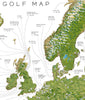 The European Golf Map