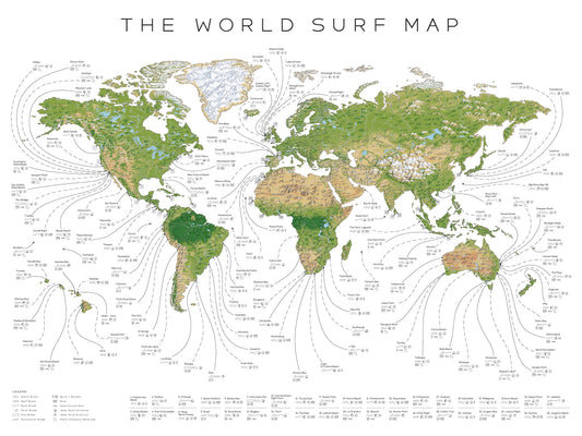 The World Surf Map