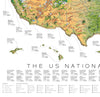 The US National Parks Map