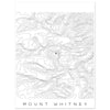 Mount Whitney - Black Lines