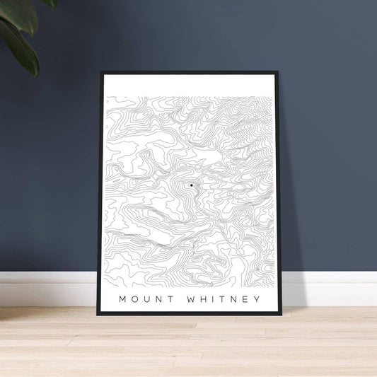 Mount Whitney - Black Lines