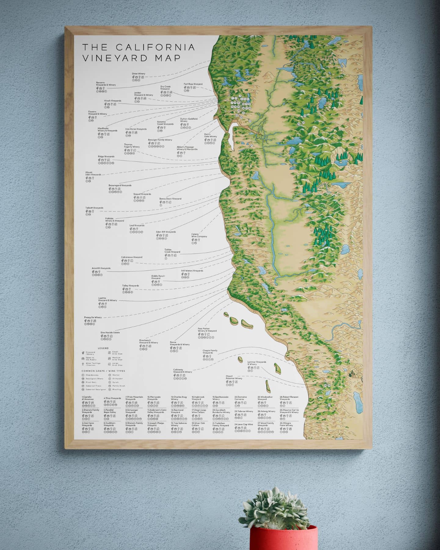 The California Vineyard Map