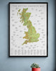 The British Campsite Map