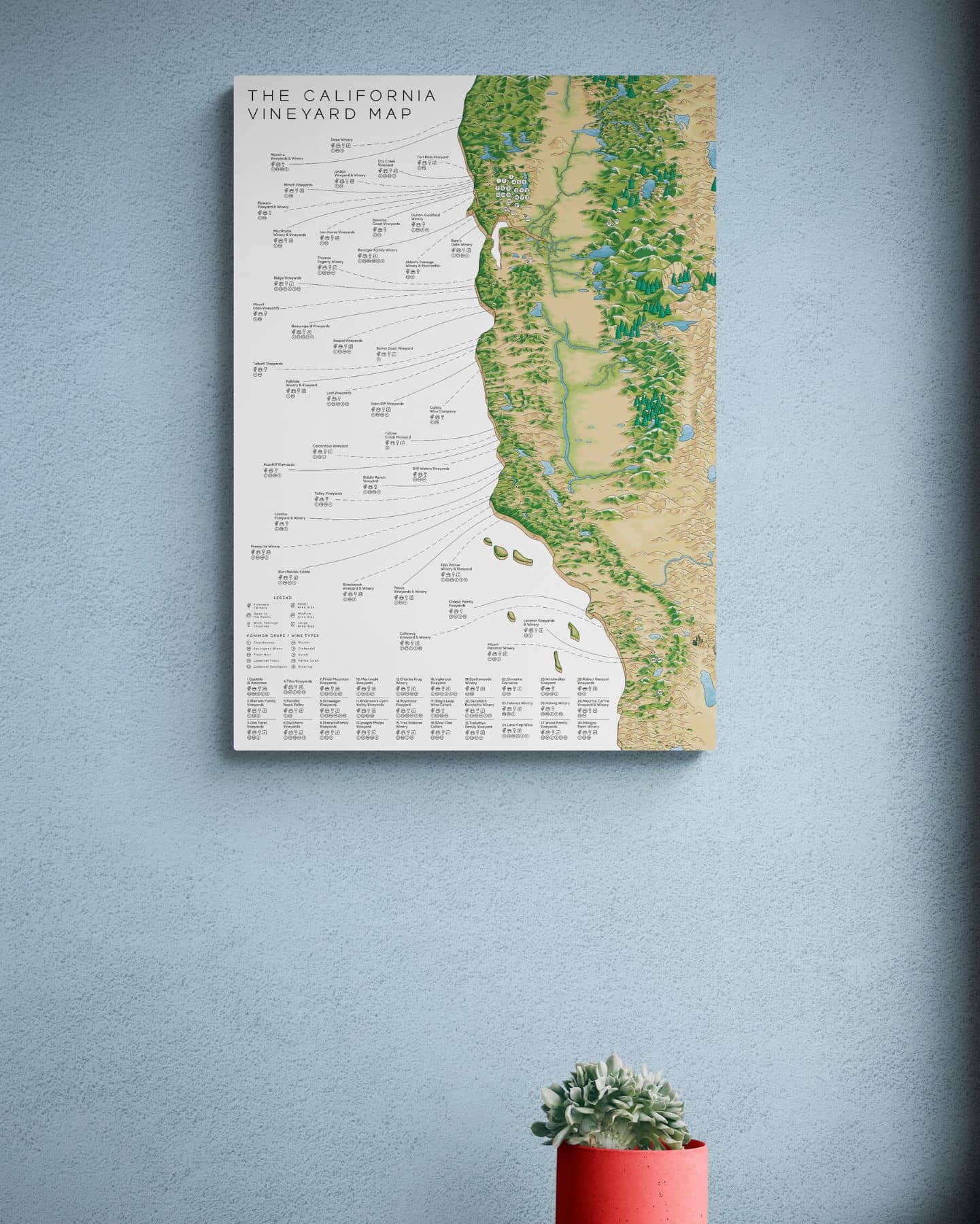 The California Vineyard Map