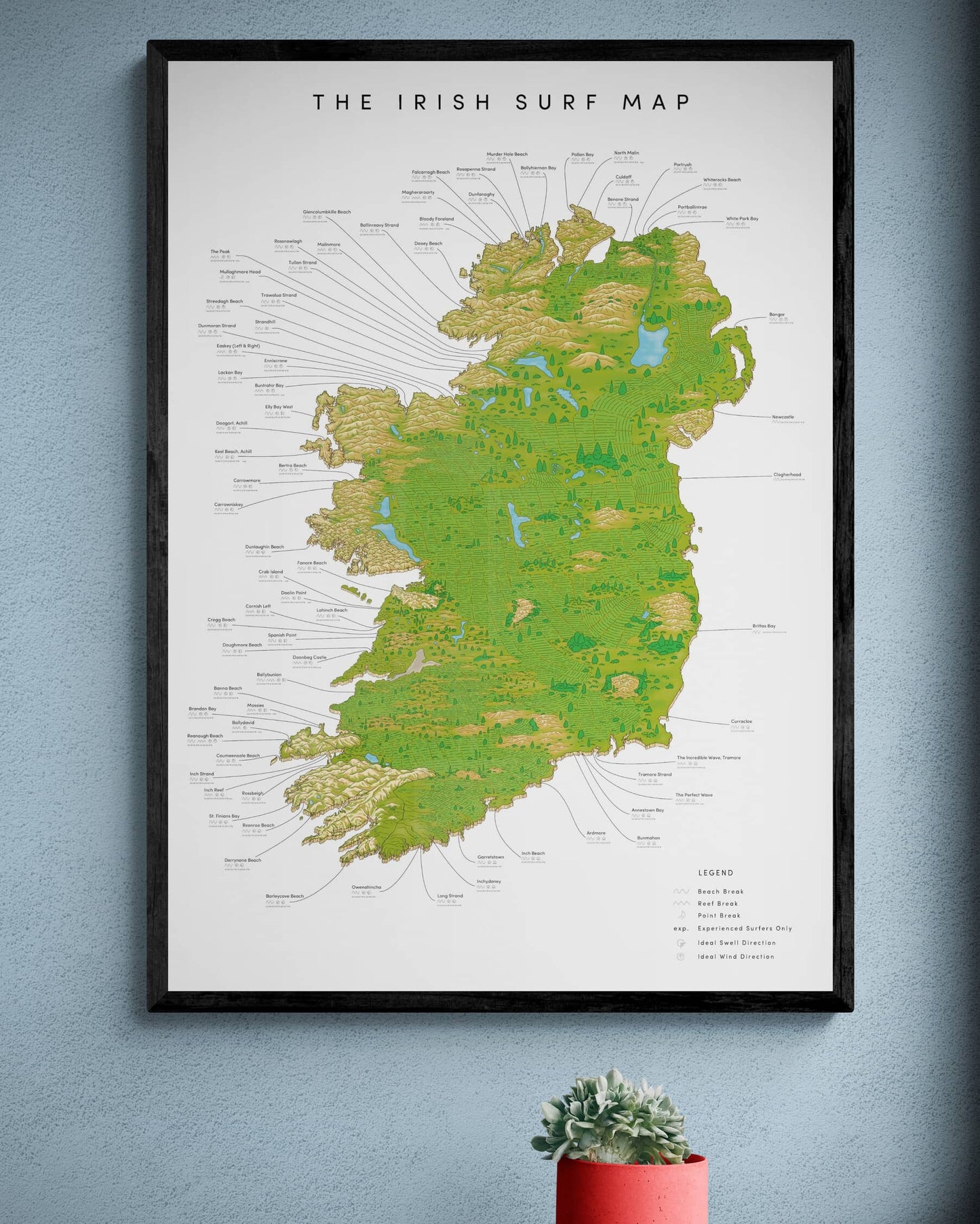 The Irish Surf Map