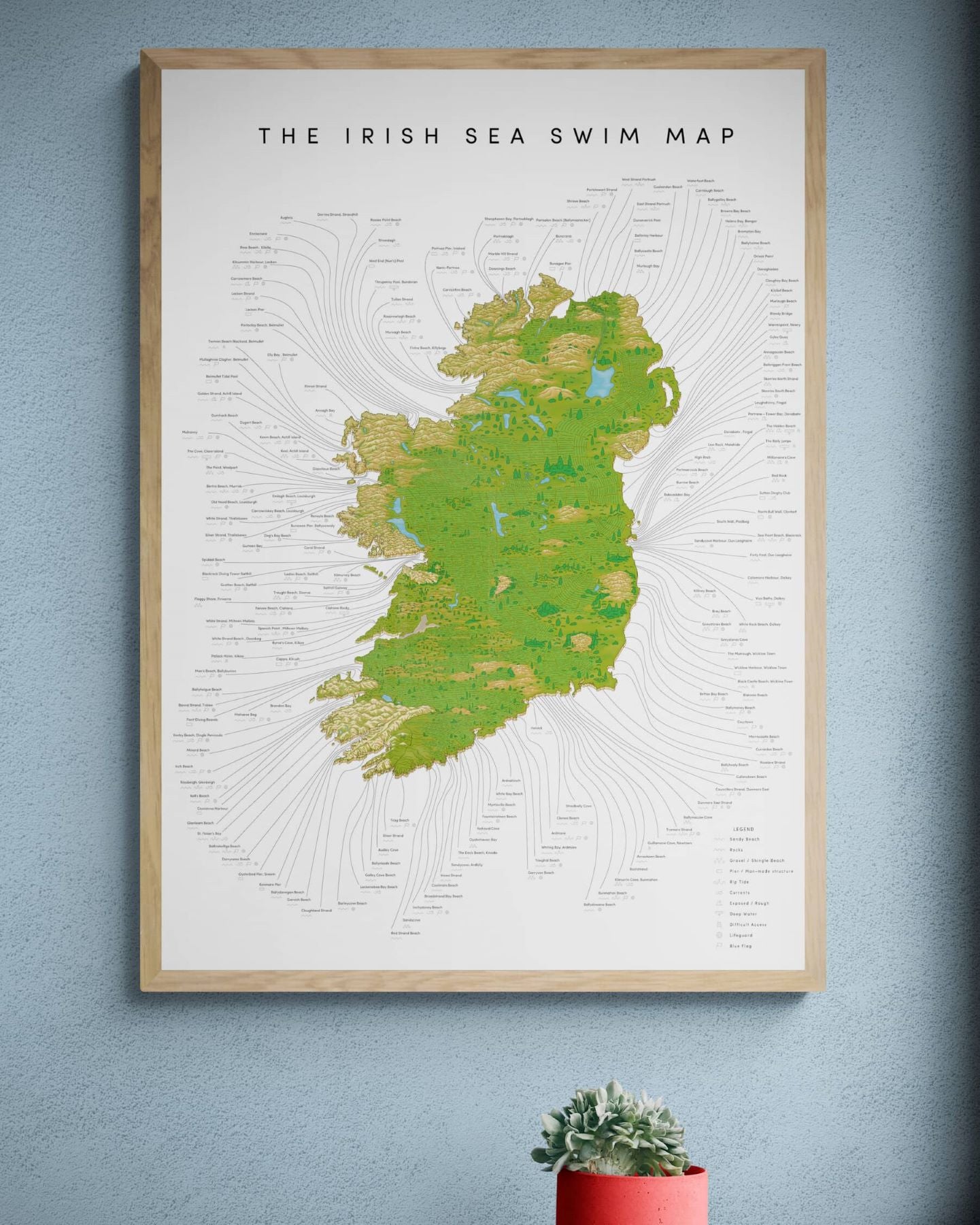 The Irish Sea Swim Map (2nd Edition)