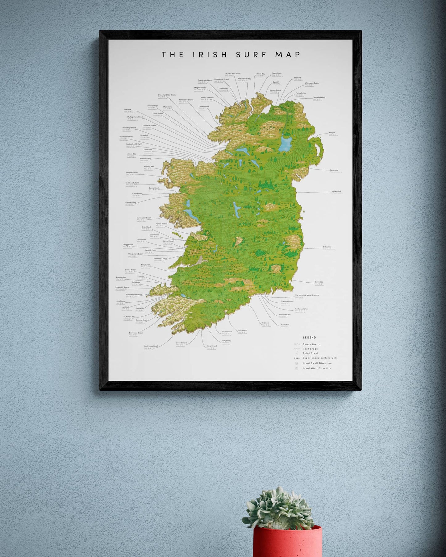 The Irish Surf Map