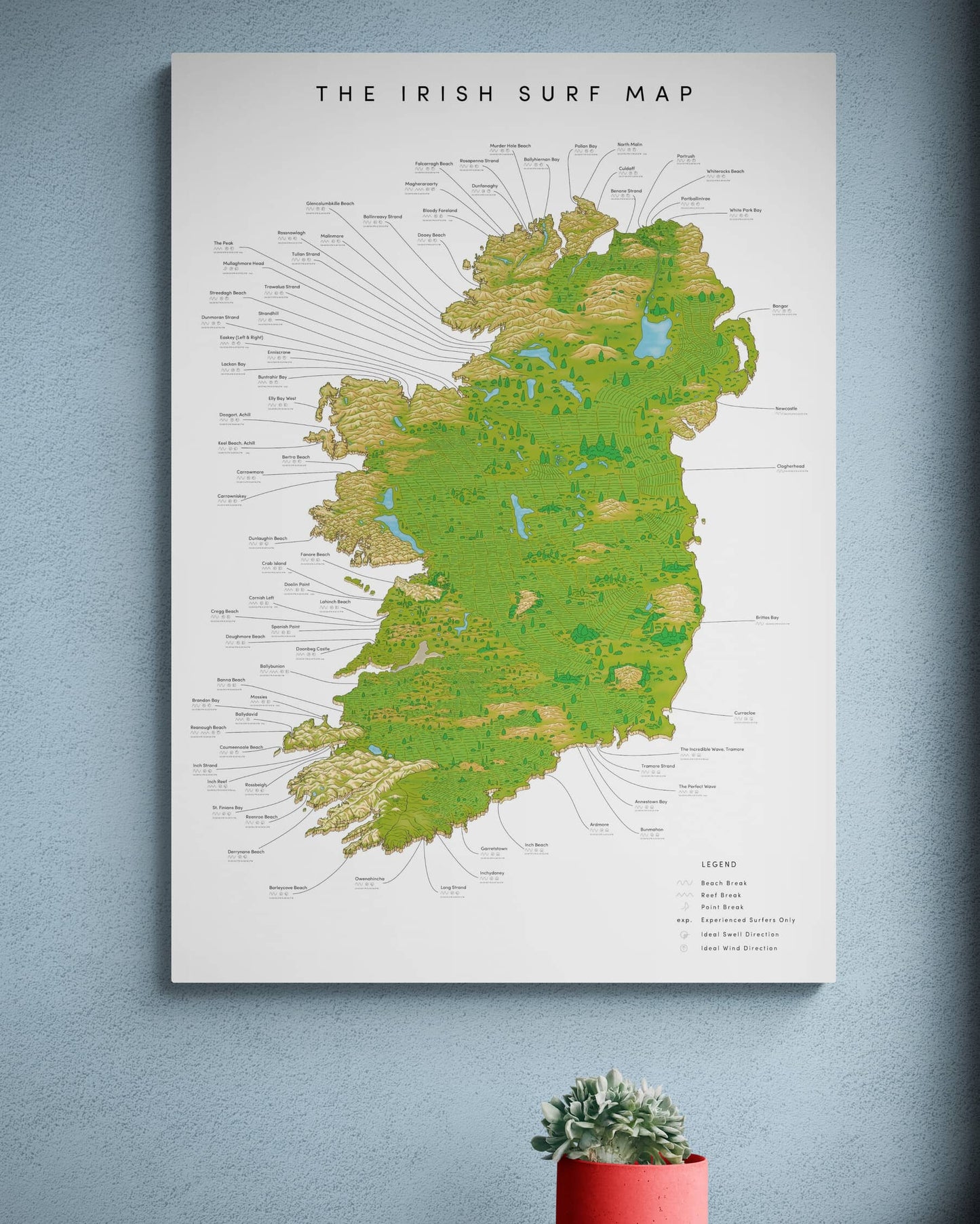 The Irish Surf Map