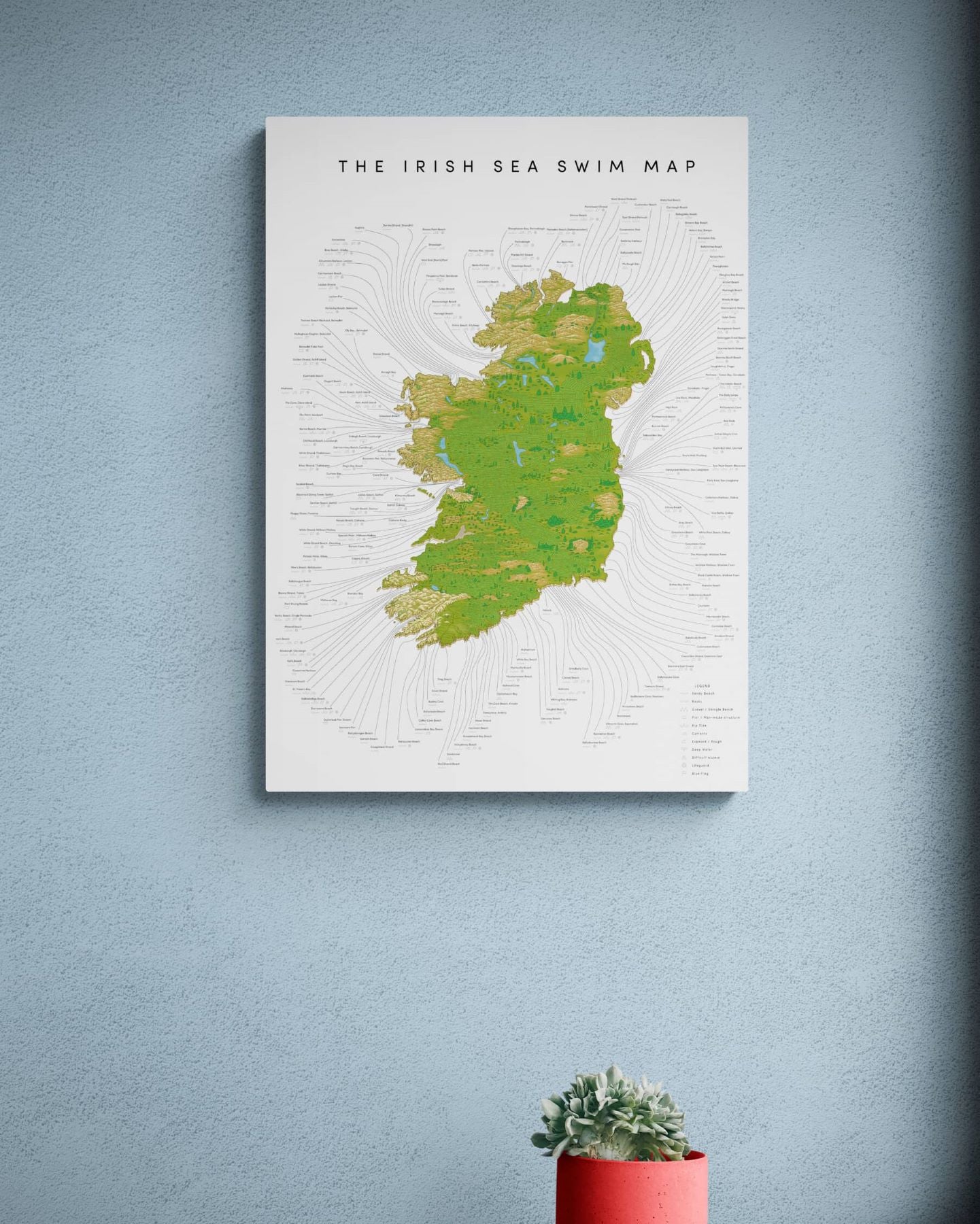 The Irish Sea Swim Map (2nd Edition)