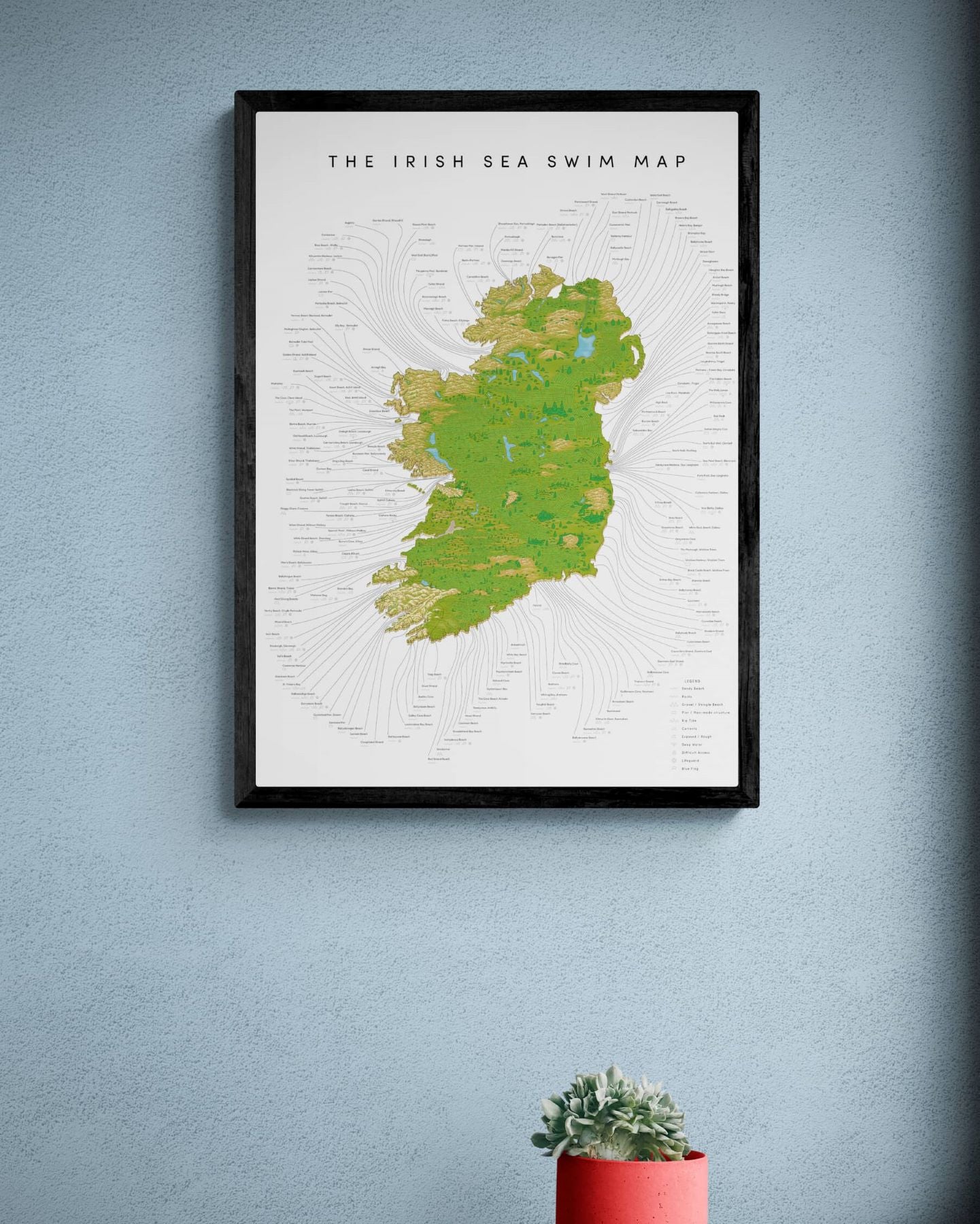 The Irish Sea Swim Map (2nd Edition)