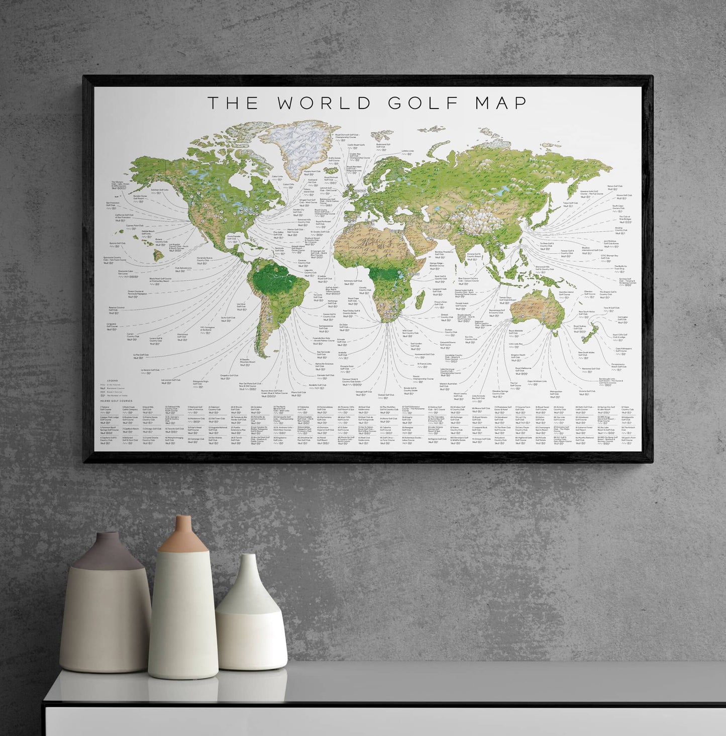 The World Golf Map