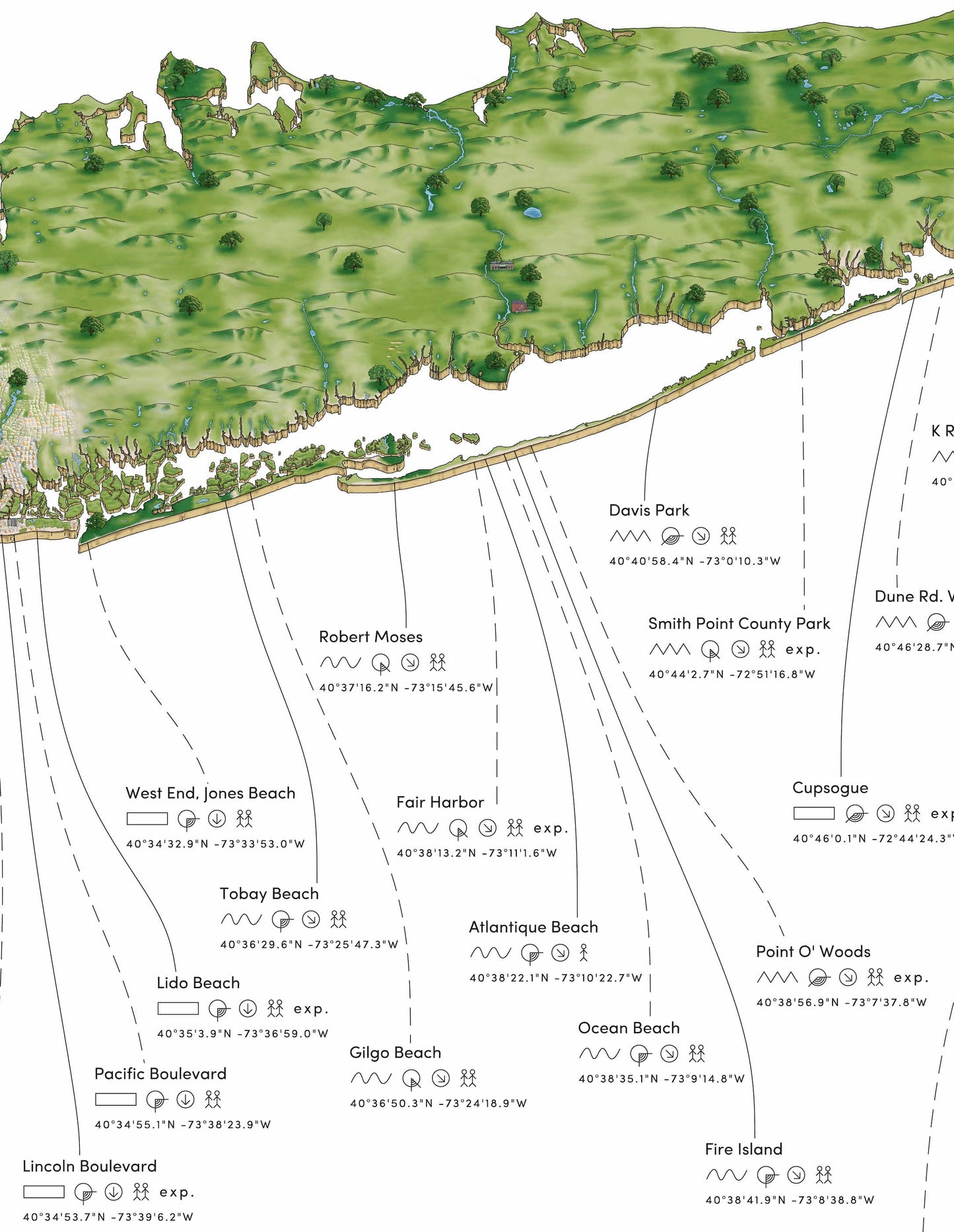 The New York Surf Map