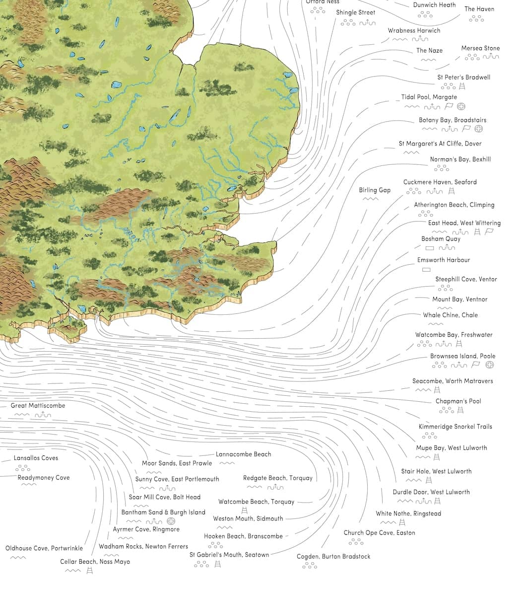 The British Sea Swim Map