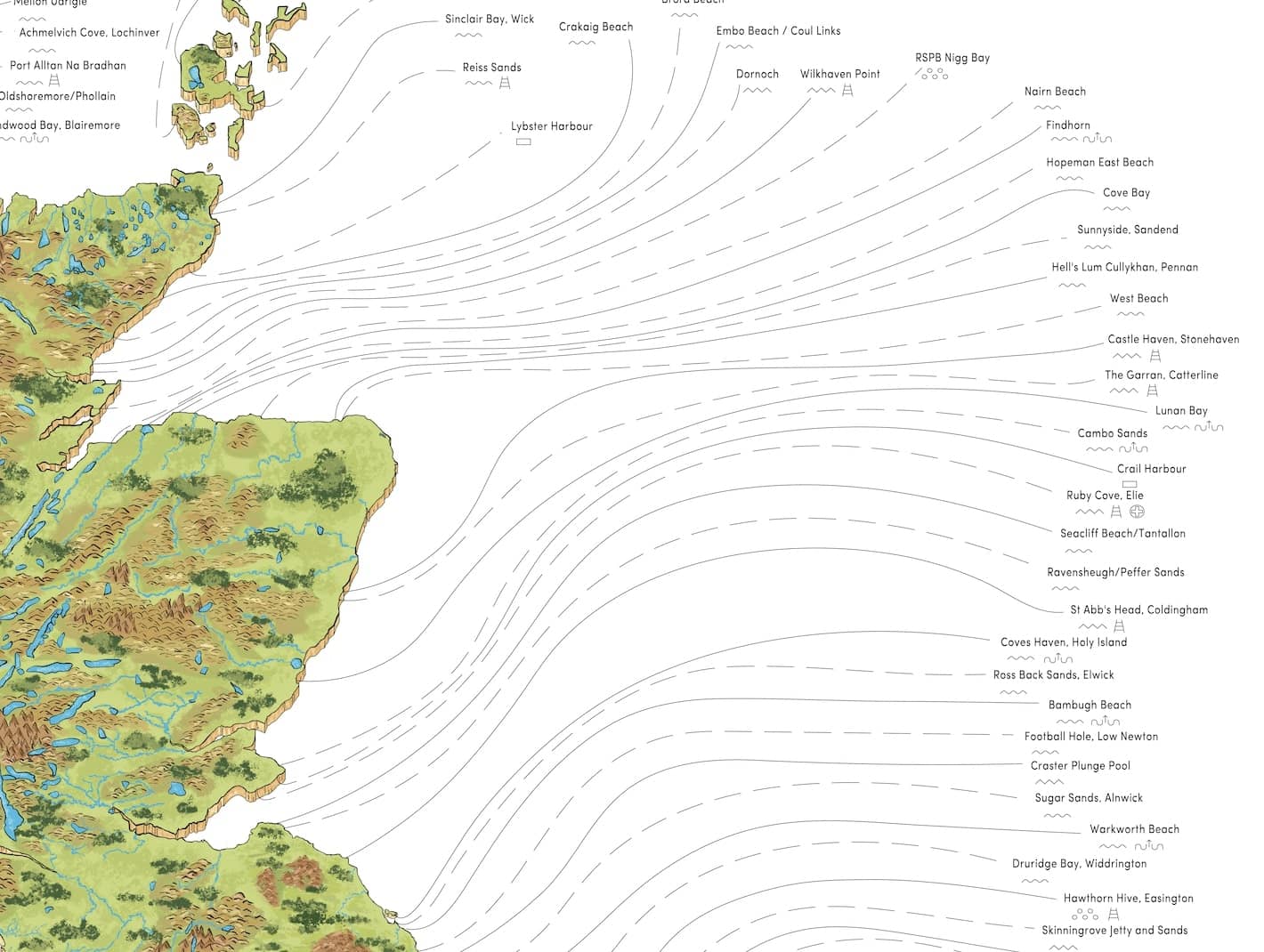 The British Sea Swim Map