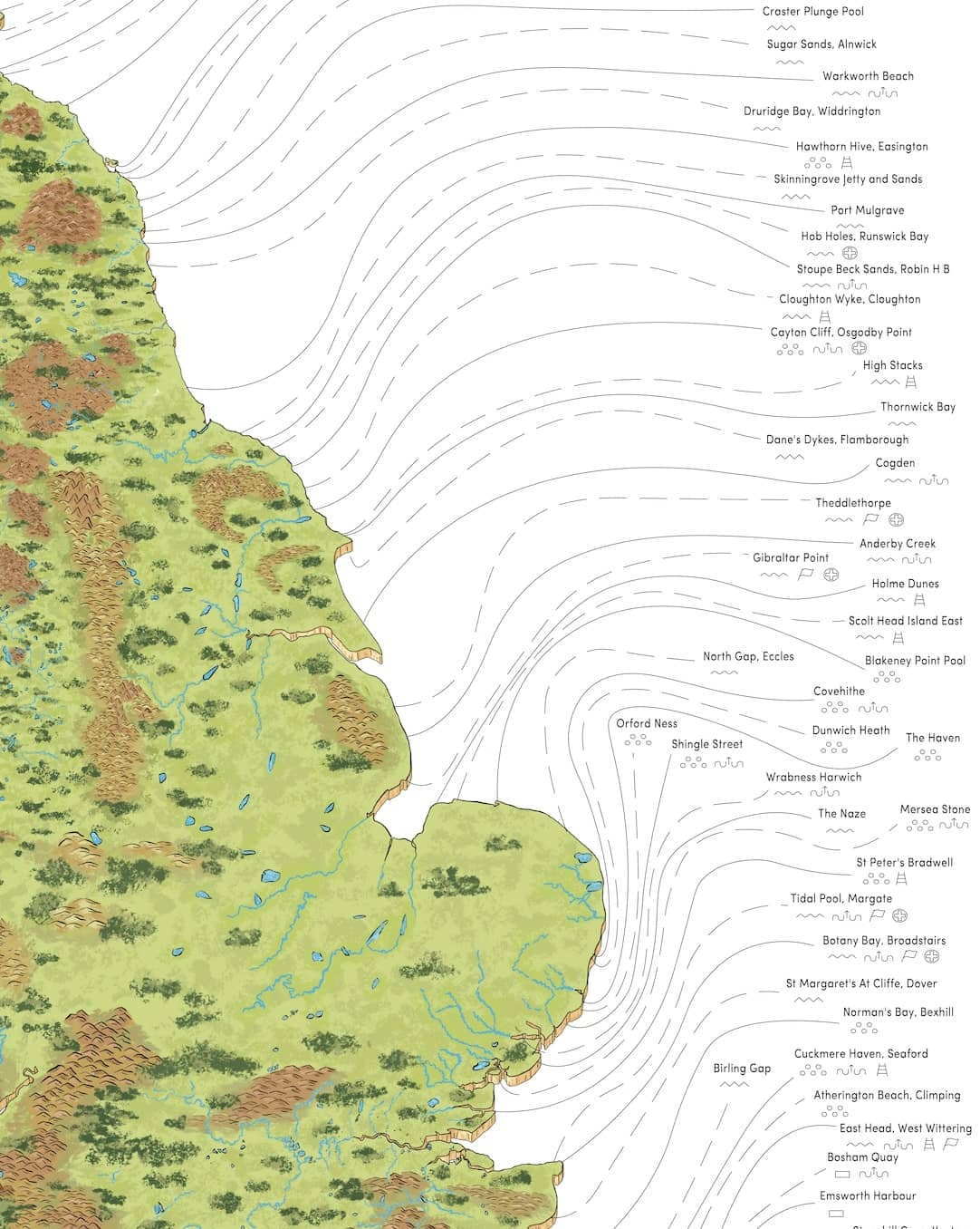 The British Sea Swim Map