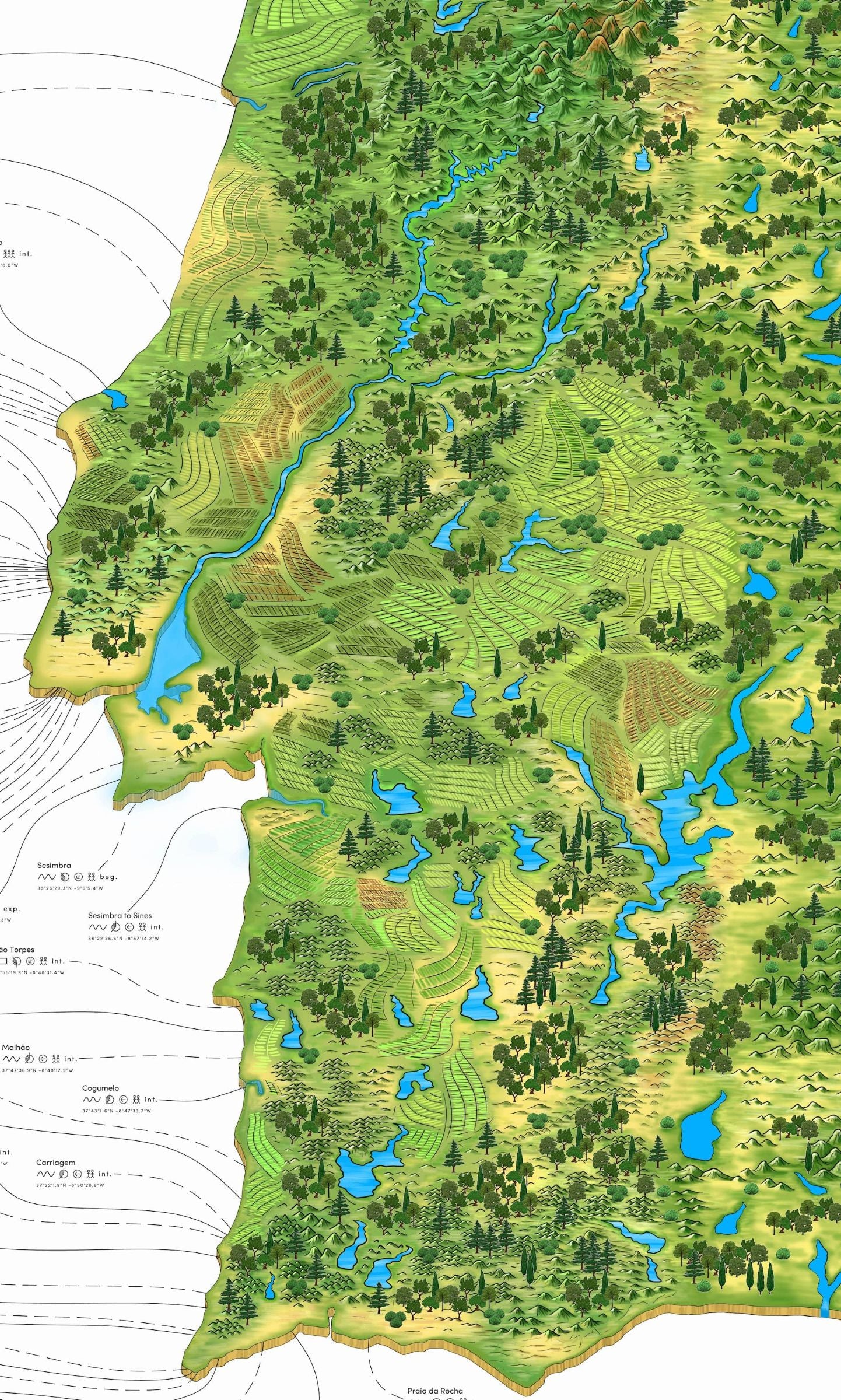 The Portuguese Surf Map