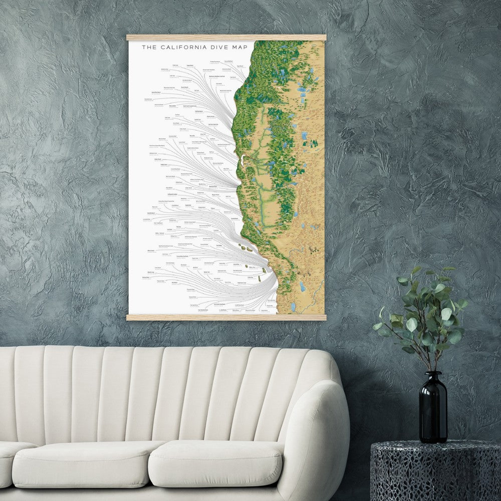 The California Dive Map