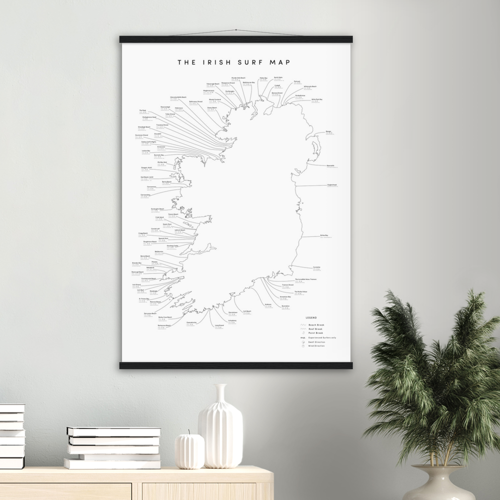 The Minimalist Irish Surf Map