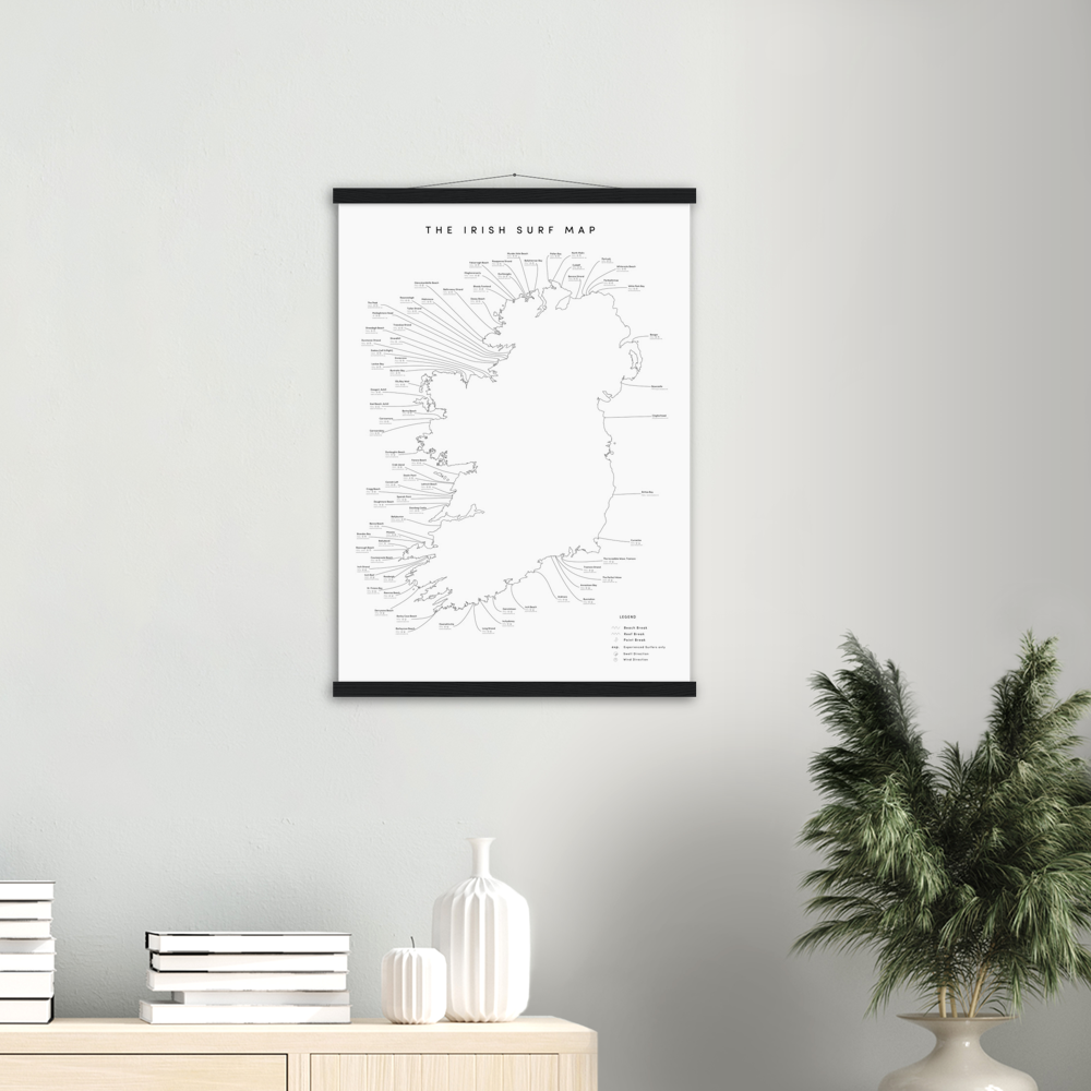 The Minimalist Irish Surf Map