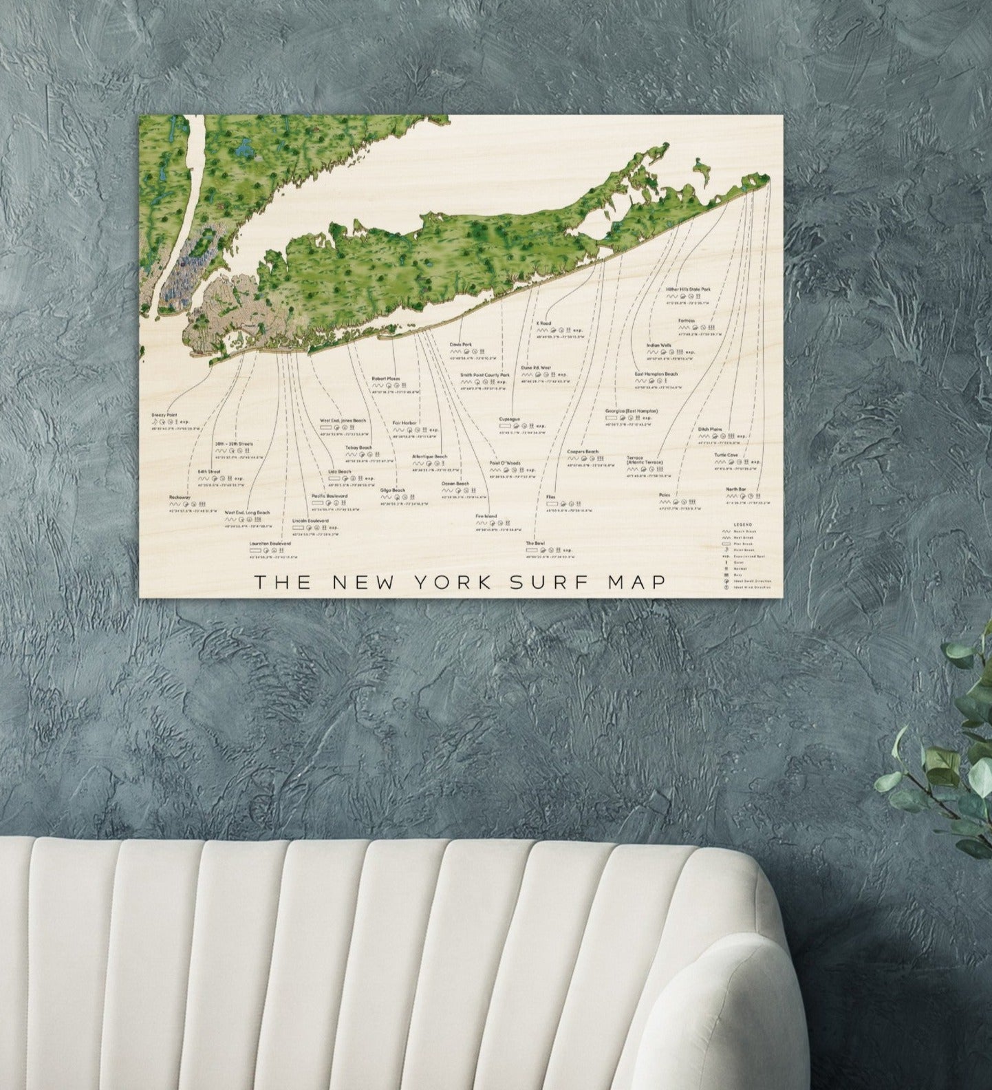 The New York Surf Map