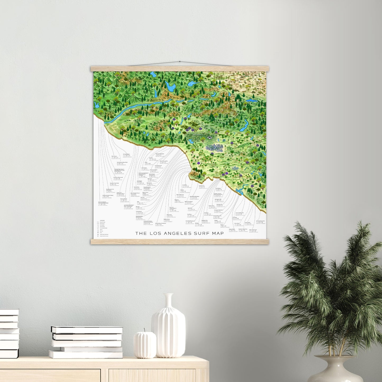 The Los Angeles Surf Map