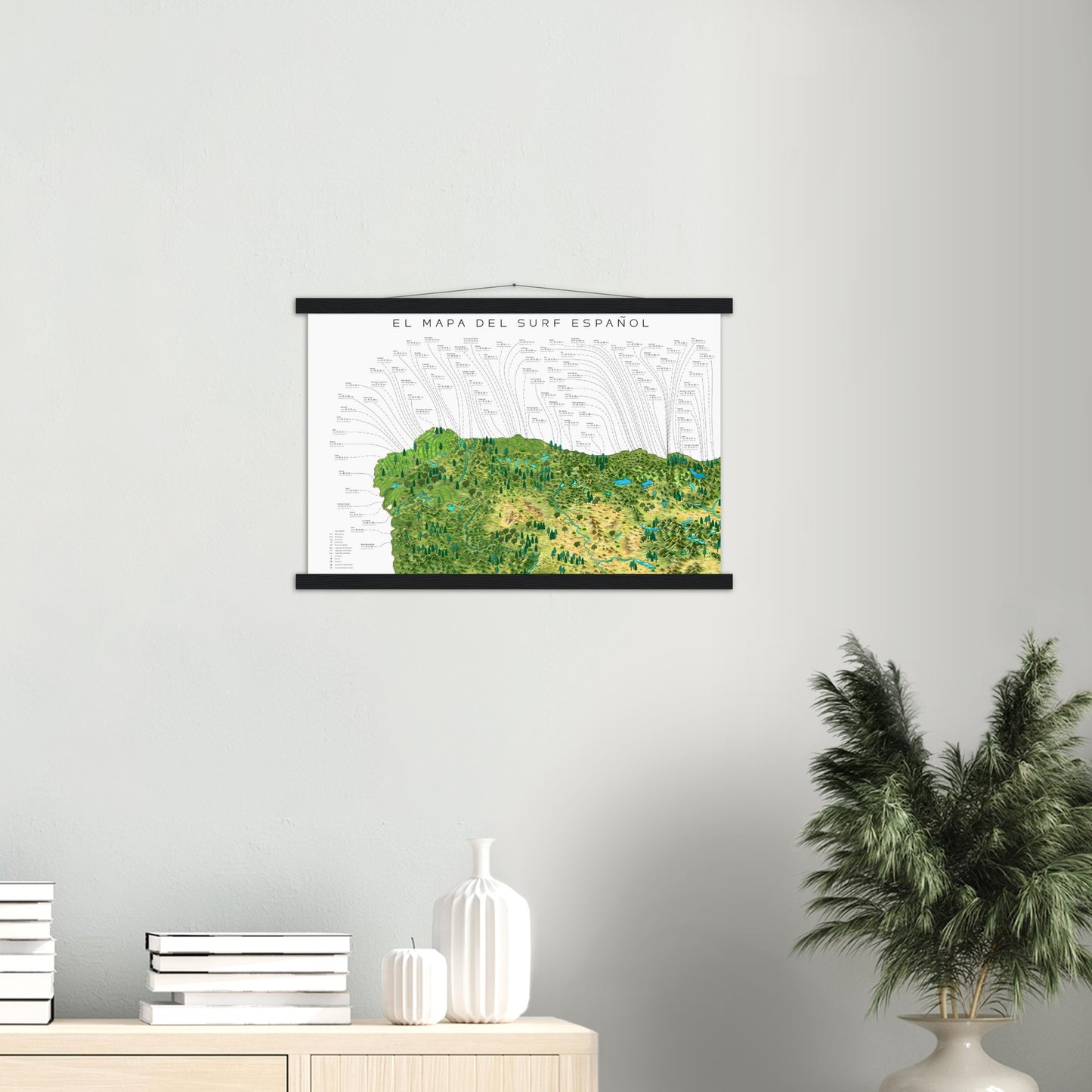The Spanish Surf Map