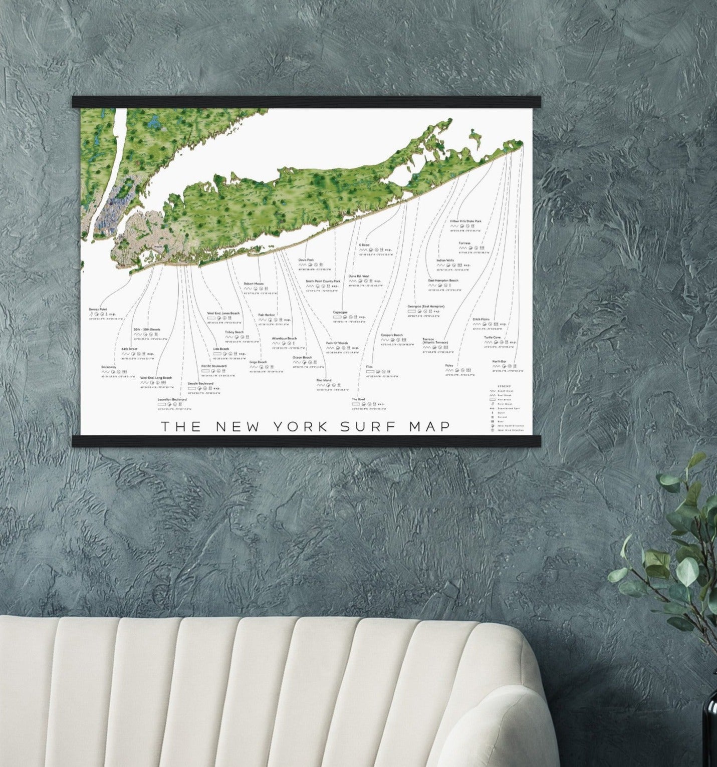 The New York Surf Map