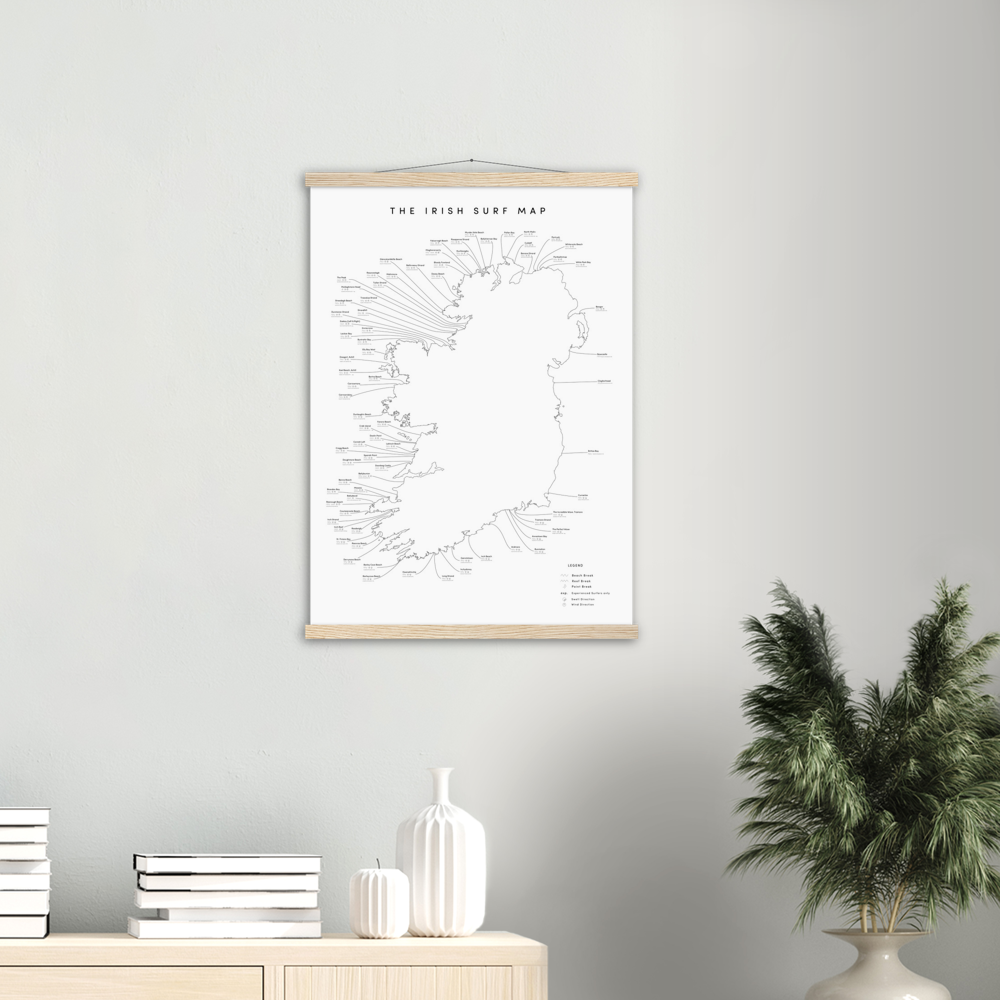 The Minimalist Irish Surf Map